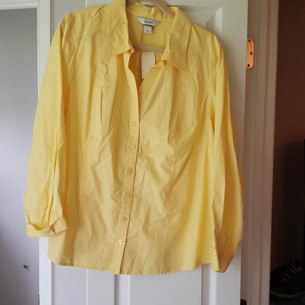 CJ Banks button down dress shirt